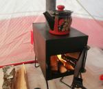 Фото:  "Карасик - 1.0" печь на дровах